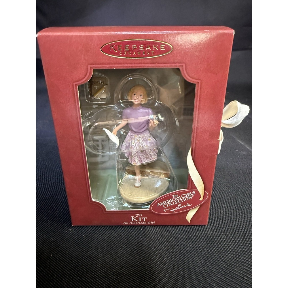 Hallmark American Girl KIT Christmas Keepsake Ornament 2004 Vintage QAC6441